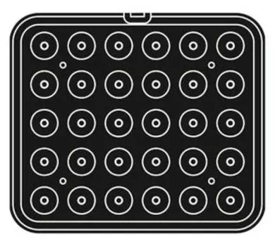 Формы для тарталетницы Pavoni Piastra/A (выставочный)