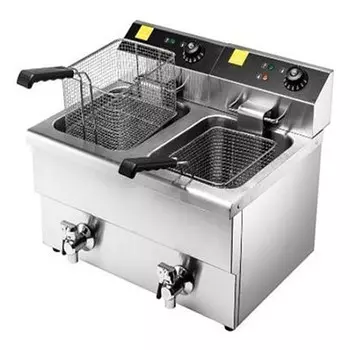 Фритюрница EKSI HEF-8LT-2 с краном