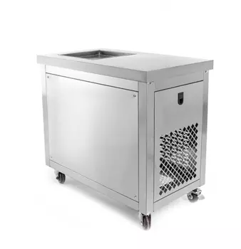 Фризер для жареного мороженого Foodatlas KCB-1F (стол для топпингов)