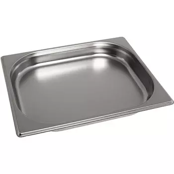 Гастроемкость EKSI E821-40W GN2/1-40 мм (650х530), нержавеющая сталь 0,8 мм, AISI 201