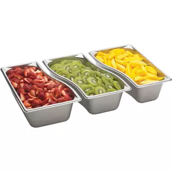 Гастроемкость фигурная Pujadas 3100340 GN1/3-100мм нержавеющая сталь