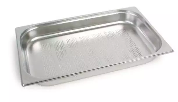 Гастроемкость GN1/1-65мм 9л нерж.перфорир. MGSteel | 121064MG