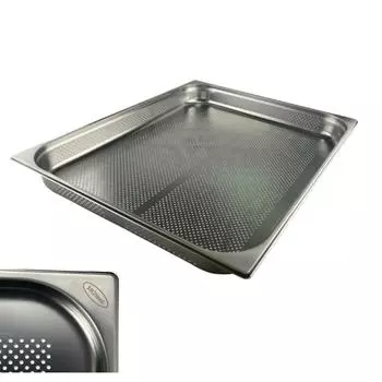 Гастроемкость GN2/1-65мм 19,5л нерж. перфорир. MGSteel