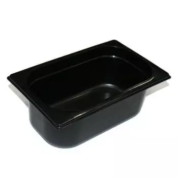 Гастроемкость InoxMacel 30.50.00.1428.1000 п/п 1/4, высота 100мм, черная