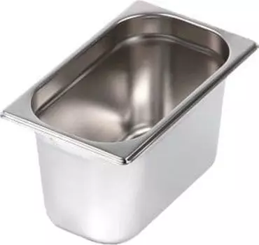 Гастроемкость из нержавеющей стали Hurakan GN 1/4-150, набор 3 шт