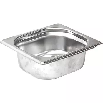 Гастроемкость из нержавеющей стали ROAL E-8014020 GN 1/4-20 (265х162х20мм)