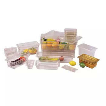 Гастроемкость из поликарбоната Guangzhou Perfect P124 GN1/2-100мм (325х265) прозрачная