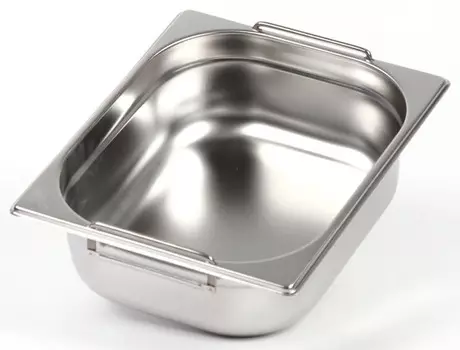Гастроемкость Luxstahl 1/2х4 327х265х100 с ручками