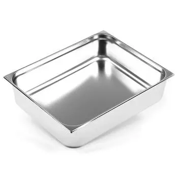 Гастроемкость Luxstahl GN 2/1 654х530х200мм 821-8 нерж