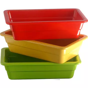 Гастроемкость Pujadas 22072 GN1/2-65мм меламин, желтая