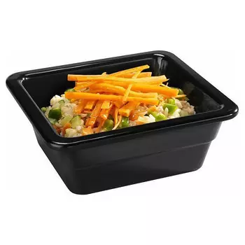 Гастроемкость Pujadas 22082 GN1/6, h100мм меламин, черная