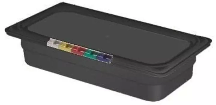 Гастроемкость Restola GN 1/3 325х176х65 (полипропилен) черная | 422101013