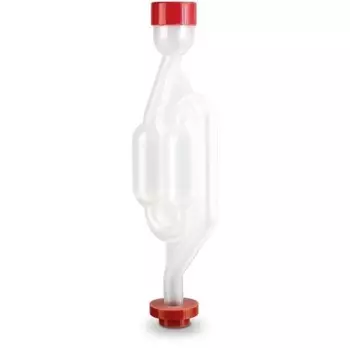 Гидрозатвор для брожения S-образный двухкамерный