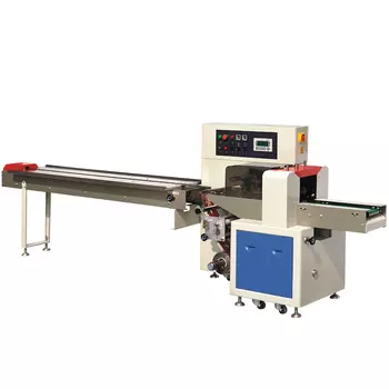 Горизонтальная упаковочная машина Hualian Machinery DXDZ-450XD NEW (H-70мм, bag L130-450мм, S400мм)