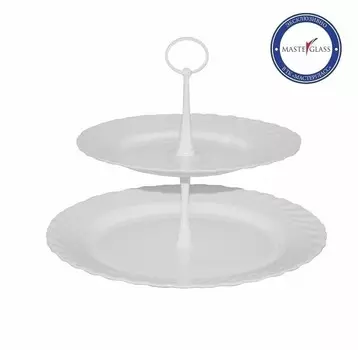 Этажерка 2-х ярусная d=24/31см Трианон NEW Arcoroc | 80104