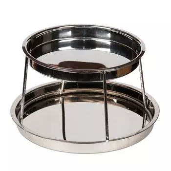 Этажерка 2 яруса d 28,5/35,5см h19см для подачи морепродуктов P.L. Proff Cuisine | SG-80646(B)