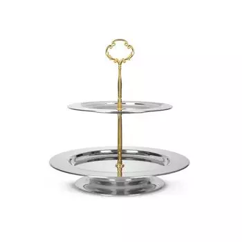 Этажерка Luxstahl RGS-PC108-Y2 260 мм нержавеющая сталь (2 яруса)