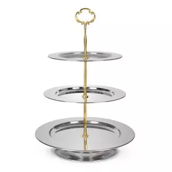 Этажерка Luxstahl RGS-PC108-Y3 360 мм нержавеющая сталь (3 яруса)