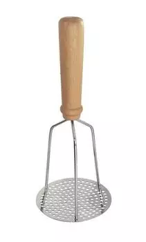 Картофелемялка 250мм нерж. с дерев. ручкой Tellier | N3029