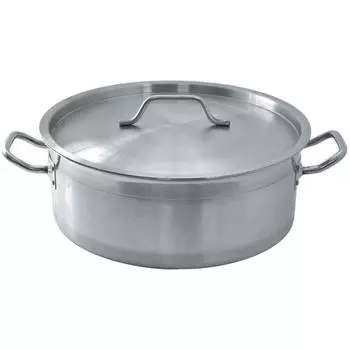 Кастрюля 0,6л 12х5см Eco Line низкая с крышкой нерж P.L. Proff Cuisine | FZA31260 (03style) /36