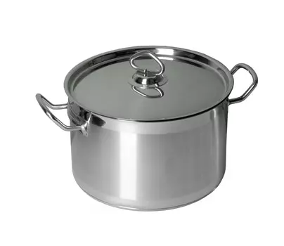 Кастрюля 11,0л нерж. d=29,5см h= 18,5см тройное дно с крышк. индукция MGSteel | 19011