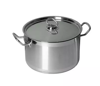 Кастрюля 5,0л нерж. d=23,5см h=13см тройное дно с крышк. индукция MGSteel | 19005