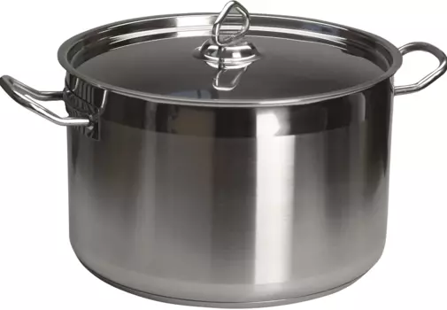 Кастрюля индукционная из нержавеющей стали Luxstahl 11 л