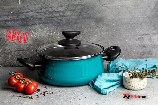 Кастрюля низкая Vitrinor Country 16