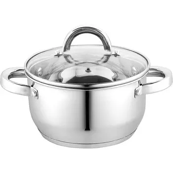 Кастрюля с крышкой Gastrorag PE22-12.5 4,7л