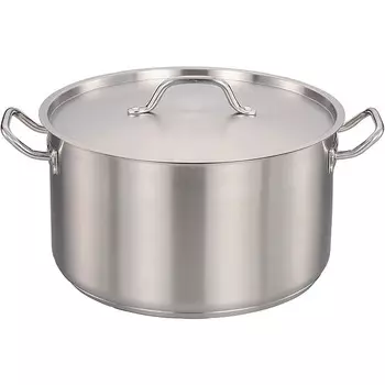 Кастрюля с крышкой Indokor Professional ZX-HC-28011 11,1л 28х18см нержавеющая сталь