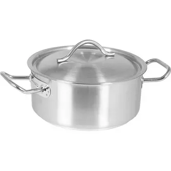 Кастрюля с крышкой KAPP 30142419 D=24х19,5см, 8,8л нерж