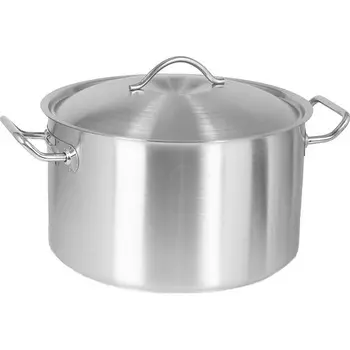 Кастрюля с крышкой KAPP 30142823 D=28х23см, 14,2л нерж