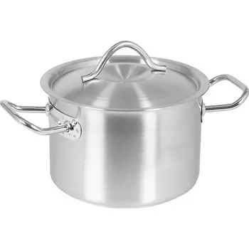 Кастрюля с крышкой KAPP 30142828 D=28х28см, 17,2л нерж