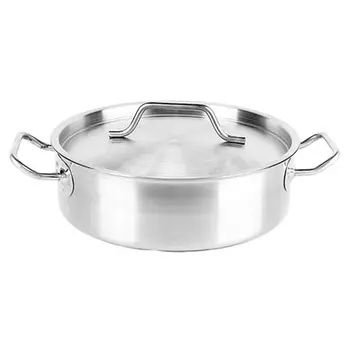 Кастрюля Viatto 101326 нерж, тройное дно 320х120мм 10л