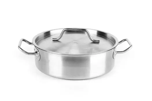 Кастрюля Viatto 101328 18л, нерж с тройным дном 400х150 мм с дв.ручками