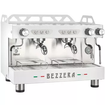 Кофемашина рожковая Bezzera MODA DE 2Gr экономайзер+подсветка, 220/380В, белая
