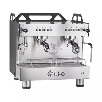 Кофемашина рожковая Bezzera OTTO DE 2Gr Compact экономайзер+подсветка, 220/380В, черная матовая