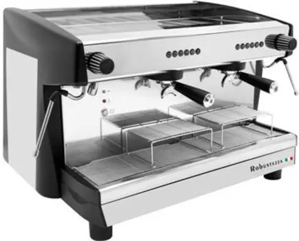 Кофемашина рожковая Robustezza DE2E 220/380 высокие группы 185 мм, черная