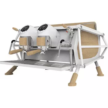 Кофемашина рожковая Sanremo Cafe Racer 2Gr 220В white and wood