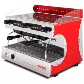 Кофемашина рожковая Sanremo Capri DLX 2Gr, красная