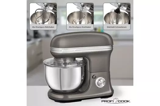 Комбайн кухонный ProfiCook PC-KM 1197 антрацит