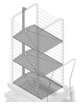 Комплект для слива жира для рам с направляющими тип 20-1/1 Rational 60.75.107