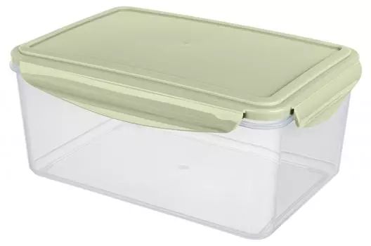 Контейнер 2,5л 235х168х105мм с крышкой прозрачный ПП Resto 431181931