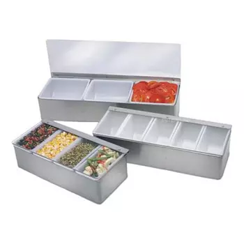 Контейнер для бара 4 отделения нерж Maco CD4430