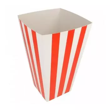 Контейнер для поп-корна/снеков "Полоски" 3 литра, 14х9х23 см, 100 шт/уп Garcia De Pou | 229.47