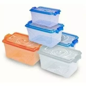 Контейнер для продуктов прямоугольный 14л 45*20*18см п/п Resto (Россия) | К-14