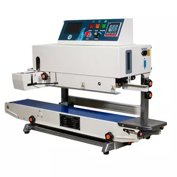 Конвейерный запайщик пакетов White Penguin WP-1800 (вертикальный)