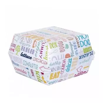 Коробка для бургера Parole 14х12,5х8 см, 50 шт/уп, картон Garcia De Pou | 229.50
