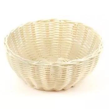 Корзина для хлеба круглая d=20,5см h=8,5см бежевая п/п Resto (Китай) | 1899