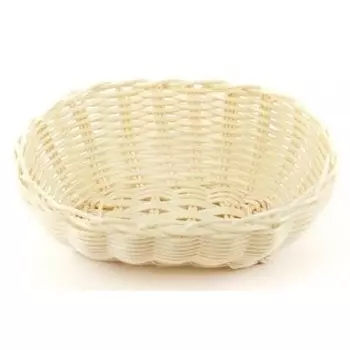 Корзина для хлеба овальная 20*15*7,5см бежевая п/п Resto (Китай) | 1905